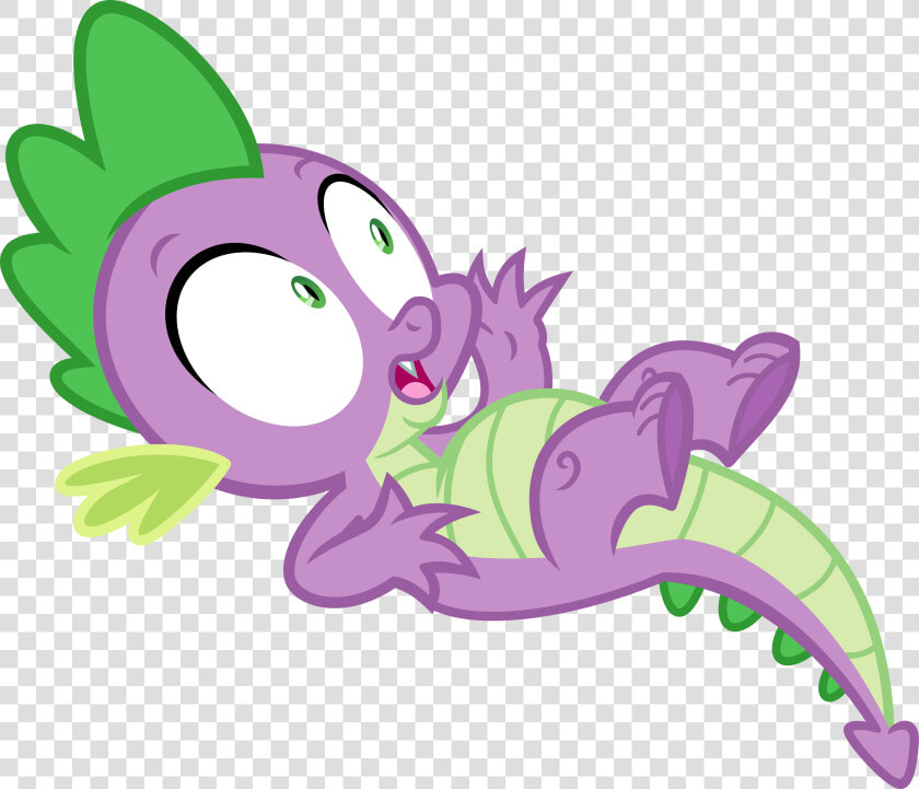 Little Dragon Clipart Miniature   Transparent Mlp Spike Scared  HD Png DownloadTransparent PNG