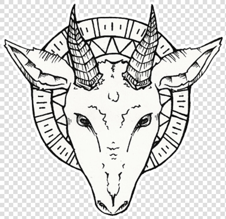 Cult Of The Nazarene   Devil Goat Head Transparent  HD Png DownloadTransparent PNG