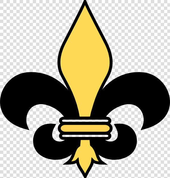 Fleur De Lis Outline   Gold Fleur De Lis Clip Art  HD Png DownloadTransparent PNG