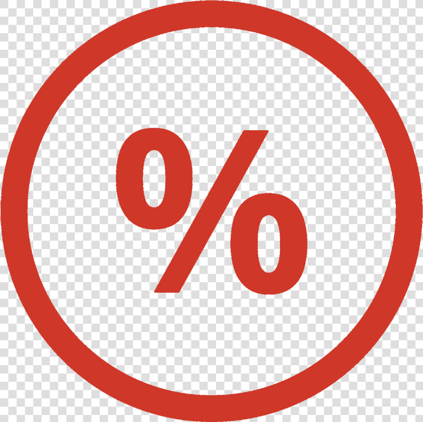 Red Percent Symbol   Social Media Platforms Do Employers Check  HD Png DownloadTransparent PNG