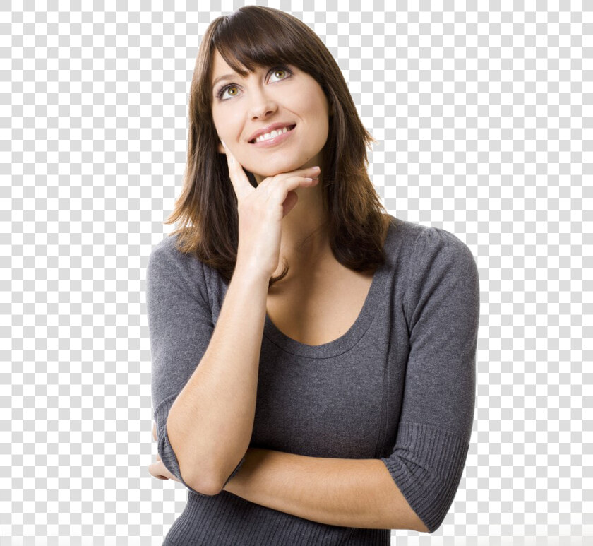 Thinking Woman Download Transparent Png Image   Woman Thinking Png  Png DownloadTransparent PNG