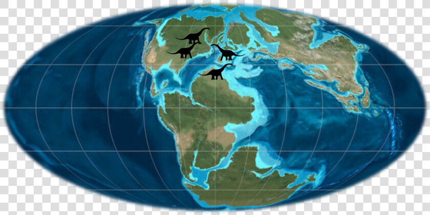 La Tierra En El Jurasico   Png Download   Earth 110 Million Years Ago  Transparent PngTransparent PNG