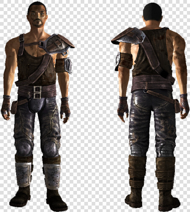 Raider Commando Armor   Fallout New Vegas Leather Armor  HD Png DownloadTransparent PNG