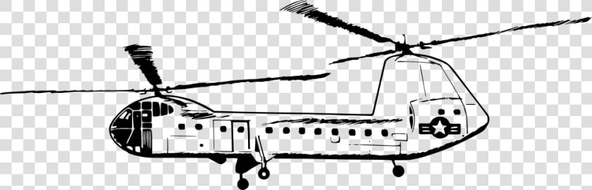 Helicopter   Chinook Helicopter Drawing  HD Png DownloadTransparent PNG