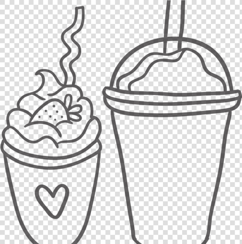 I Love Milk Shakes   Milkshake Easy Drawing  HD Png DownloadTransparent PNG