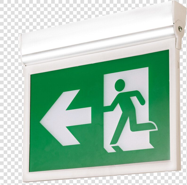 Self powered Swing Type Led Running Man Exit Sign   Emergency Exit  HD Png DownloadTransparent PNG