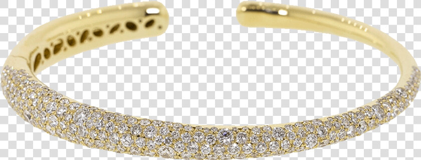 Kwiat Cobblestone Collection Diamond Pave Bangle In   Bangle  HD Png DownloadTransparent PNG