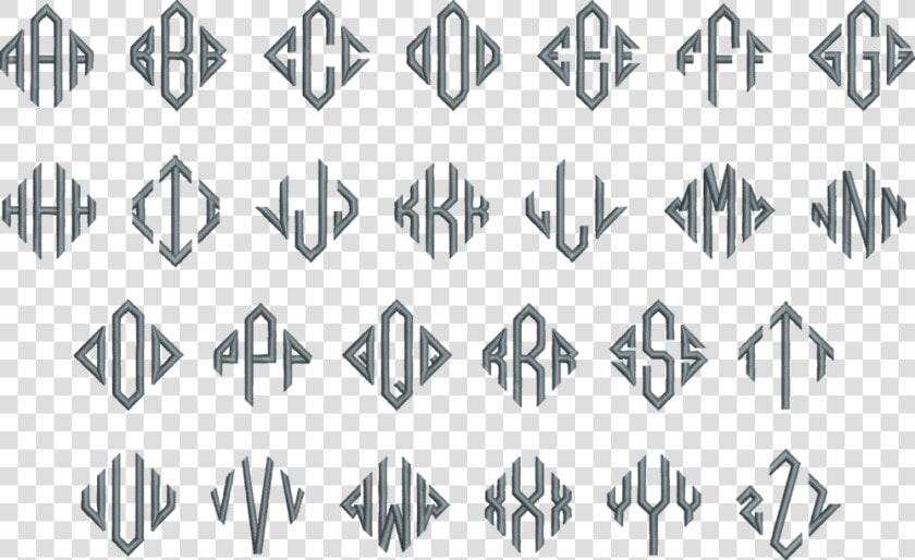 Diamond 3d Puff   Diamond Monogram  HD Png DownloadTransparent PNG