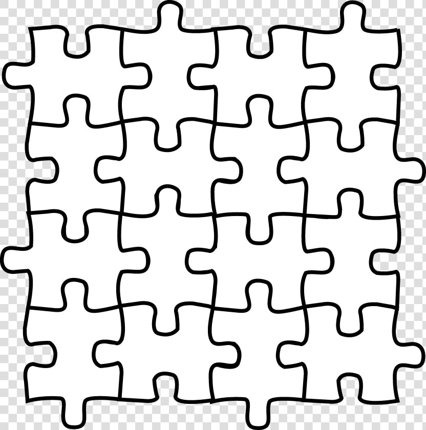 Instructive Puzzle Piece Coloring Page Simplistic Many   Autism Puzzle Pieces Clipart  HD Png DownloadTransparent PNG