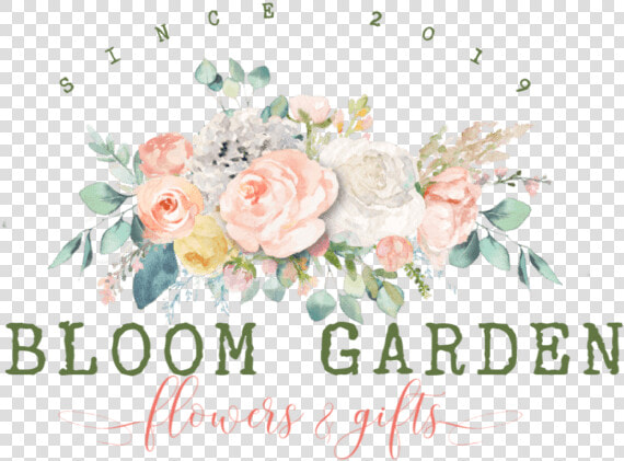 Bloom Garden Florist Logo   Rose Flower Logo  HD Png DownloadTransparent PNG