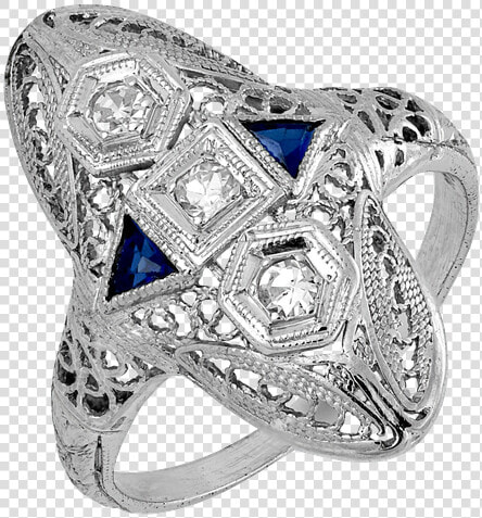 Estate Jewelry Vintage Three Stone Ring   Pre engagement Ring  HD Png DownloadTransparent PNG