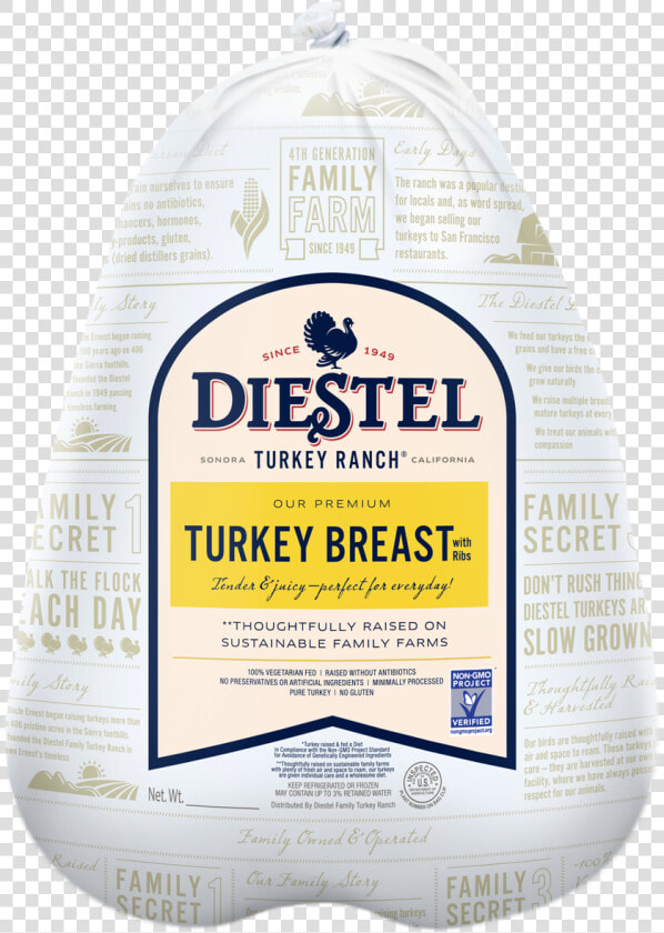 Dfr Ngmo Bone In Turkey Breast Rendering   Diestel Turkey  HD Png DownloadTransparent PNG