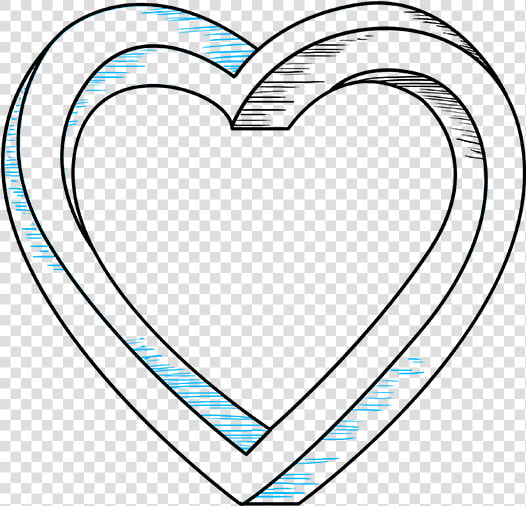 How To Draw Impossible Heart   Heart  HD Png DownloadTransparent PNG