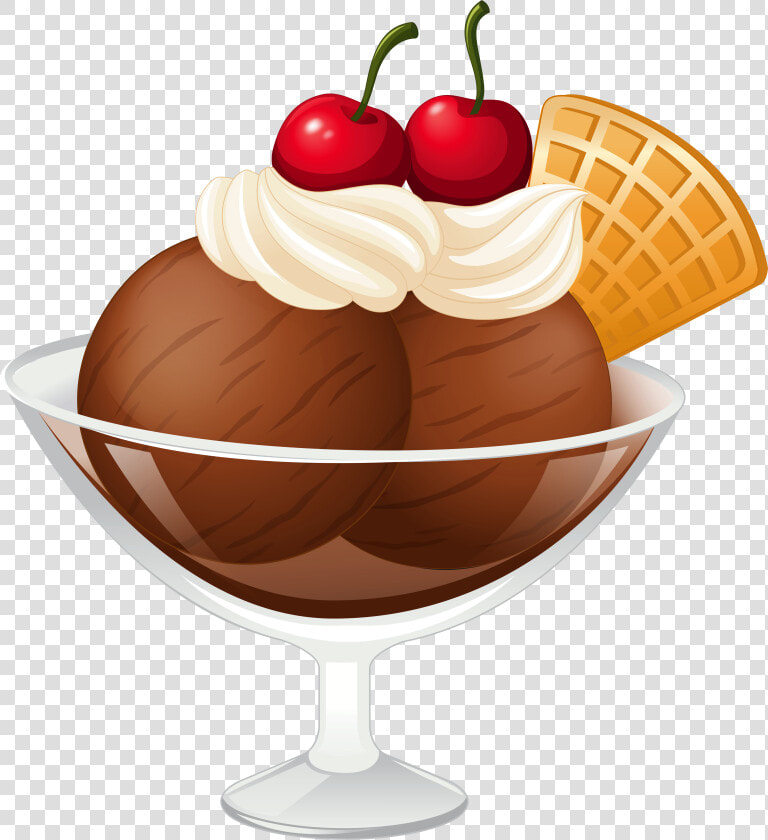 Clip Art Desserts Png Library   Ice Cream Chocolate Vector Png  Transparent PngTransparent PNG