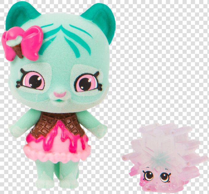 Shopkins Season 9 Fluffy Shoppettes Minty Paws   Shopkins Wild Style Shoppets Minty Paws  HD Png DownloadTransparent PNG