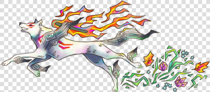 Amaterasu Okami Okami Amaterasu I Haven T Had As Much   Illustration  HD Png DownloadTransparent PNG