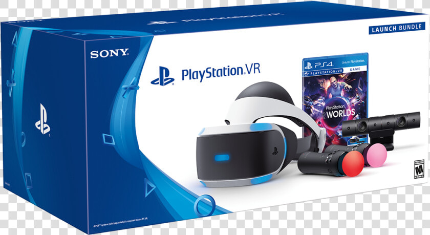 Transparent Playstation Vr Png   Playstation Vr Bundle Vr Worlds  Png DownloadTransparent PNG