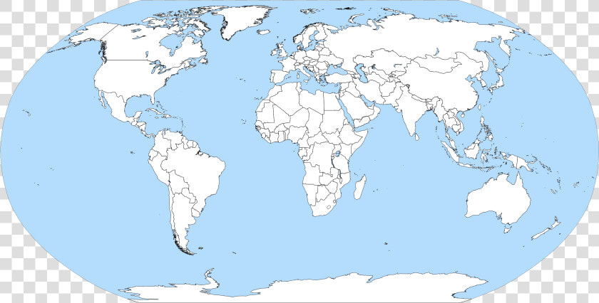 Clip Art Blank World Map   World Political Map Blank Pdf  HD Png DownloadTransparent PNG