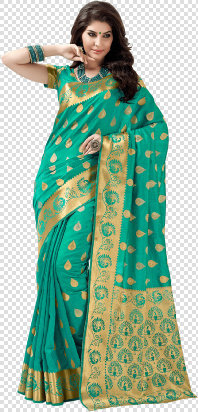 Womens Tussar Silk Saree   Silk  HD Png DownloadTransparent PNG