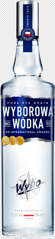 Vodka Png   Wyborowa Pure Rye Grain Vodka  Transparent PngTransparent PNG