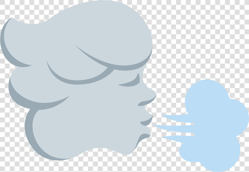 Wind Blowing Face Sticker By Twitterverified Account   Emoji Soplando  HD Png DownloadTransparent PNG