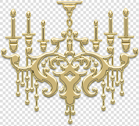 Chandelier  Ornament  Decor  Golden  Monogram  Interior   Chandelier Svg  HD Png DownloadTransparent PNG