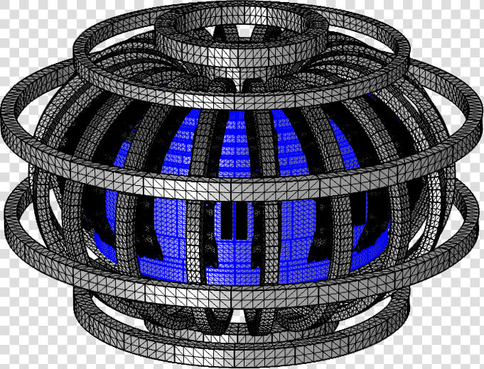 An Image Of The Plasma As Well As The Meshed Coils  HD Png DownloadTransparent PNG