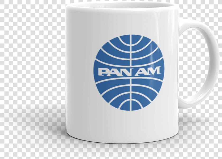 Pan Am Vintage Airline White Coffee Mug   T Shirt Pan Am  HD Png DownloadTransparent PNG