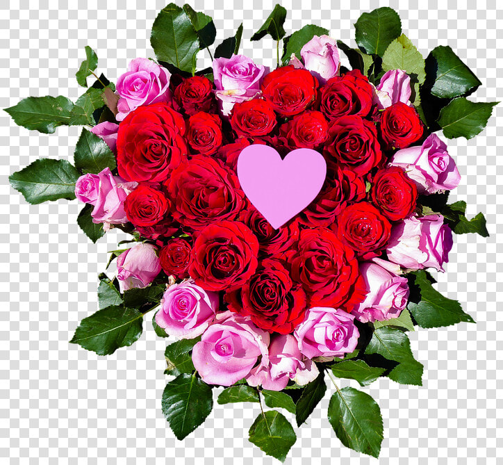 Flowers  Heart  Roses  Heart Flowers  HD Png DownloadTransparent PNG