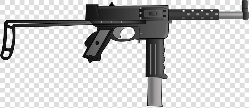 Machine Gun Clipart Smg   M3 Gun Clipart  HD Png DownloadTransparent PNG