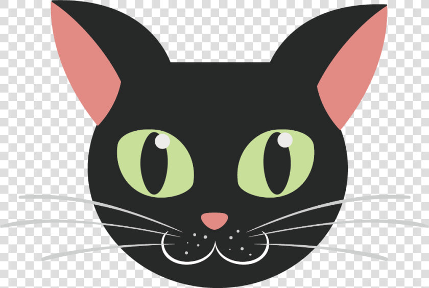 Image Royalty Free Download Kitten Cartoon Transprent   Cartoon Black Cat Face  HD Png DownloadTransparent PNG