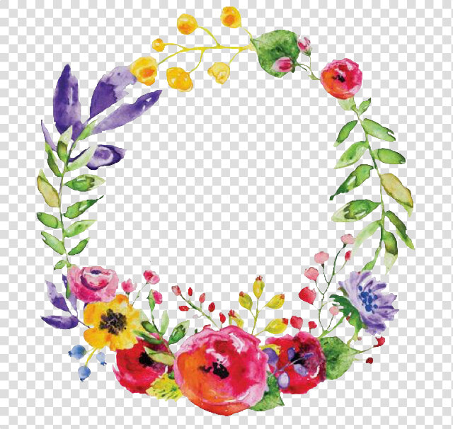  flower  flowerframe  watercolor  frame  freetoedit   Design  HD Png DownloadTransparent PNG