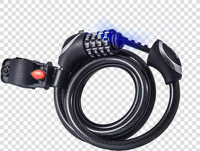 Combination Bike Cable Lock   Change Combination On Bike Lock  HD Png DownloadTransparent PNG