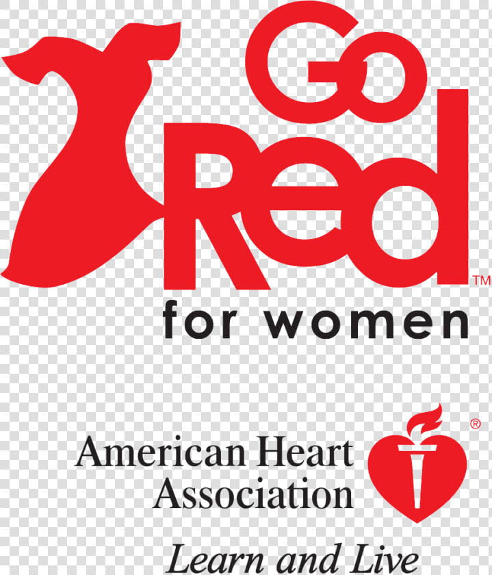 American Heart Association Partnership   Go Red For Women  HD Png DownloadTransparent PNG