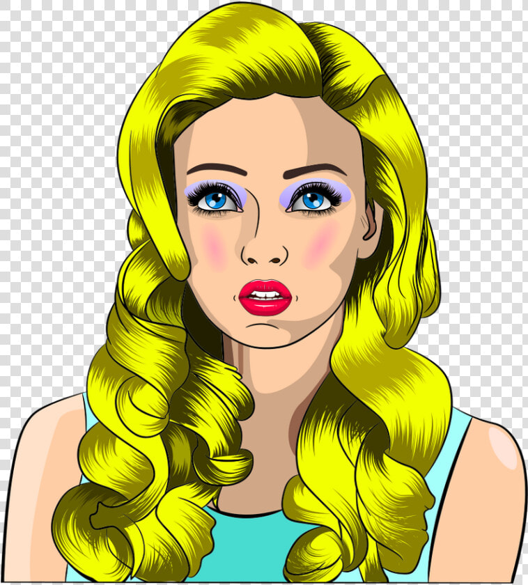 Wig hairstyle art  HD Png DownloadTransparent PNG