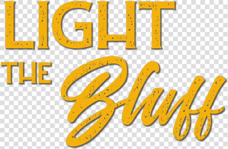 Light The Bluff Gold Rough   Calligraphy  HD Png DownloadTransparent PNG