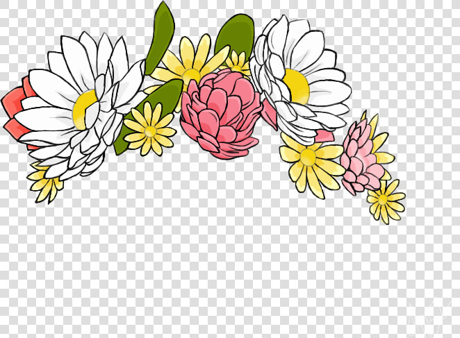 Transparent Snapchat Clipart   Snapchat Filters Png Flowers  Png DownloadTransparent PNG