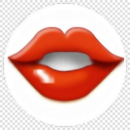  labios  labial  labio  labiosrojos  emoji   Emoji De Labios Rojos  HD Png DownloadTransparent PNG