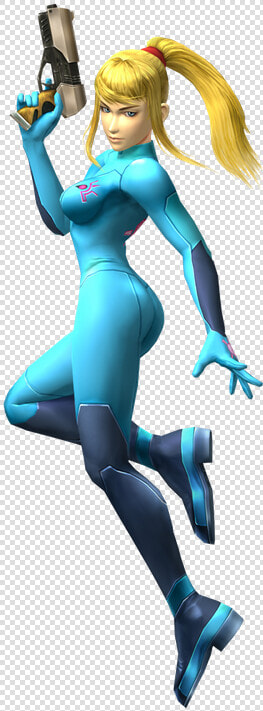 Super Smash Bros Brawl Zero Suit Samus Render  HD Png DownloadTransparent PNG