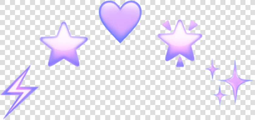 Purple Crown Crowns Emoji Emoji Aesthetic Tumblr   Aesthetic Purple Heart Crown  HD Png DownloadTransparent PNG