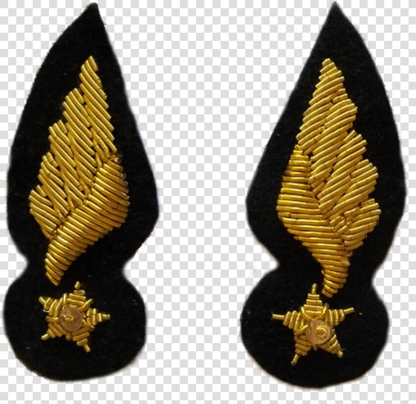 Wwi French Pilot Officer Collar Insignia   Earrings  HD Png DownloadTransparent PNG