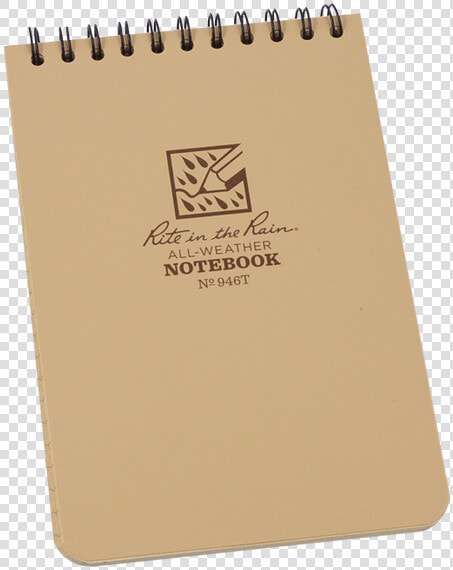 Rite In The Rain Pocket Top spiral 4 X 6 Kit   Top Spiral Pocket Notebook  HD Png DownloadTransparent PNG