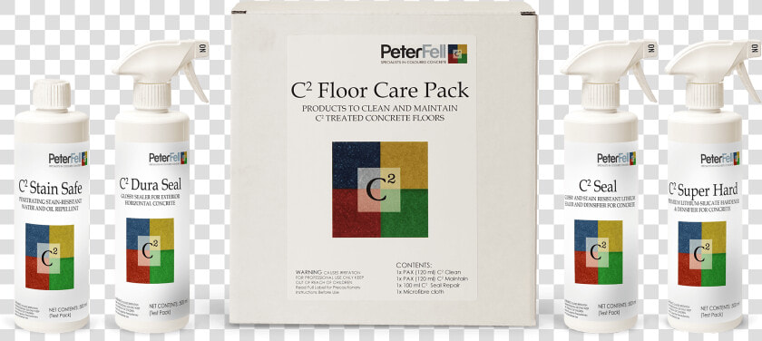 C2 Floor Care Pack To Look After Your C2 Polished Concrete   Bottle  HD Png DownloadTransparent PNG