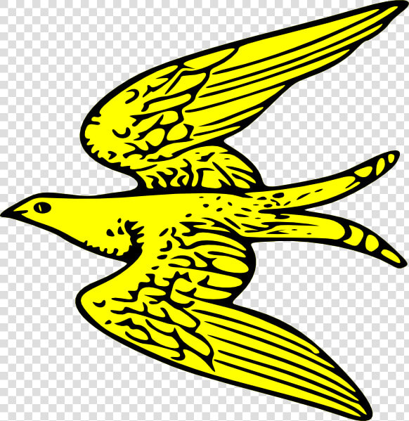 Flying Yellow Bird Svg Clip Arts   Yellow Bird Flying Clipart  HD Png DownloadTransparent PNG