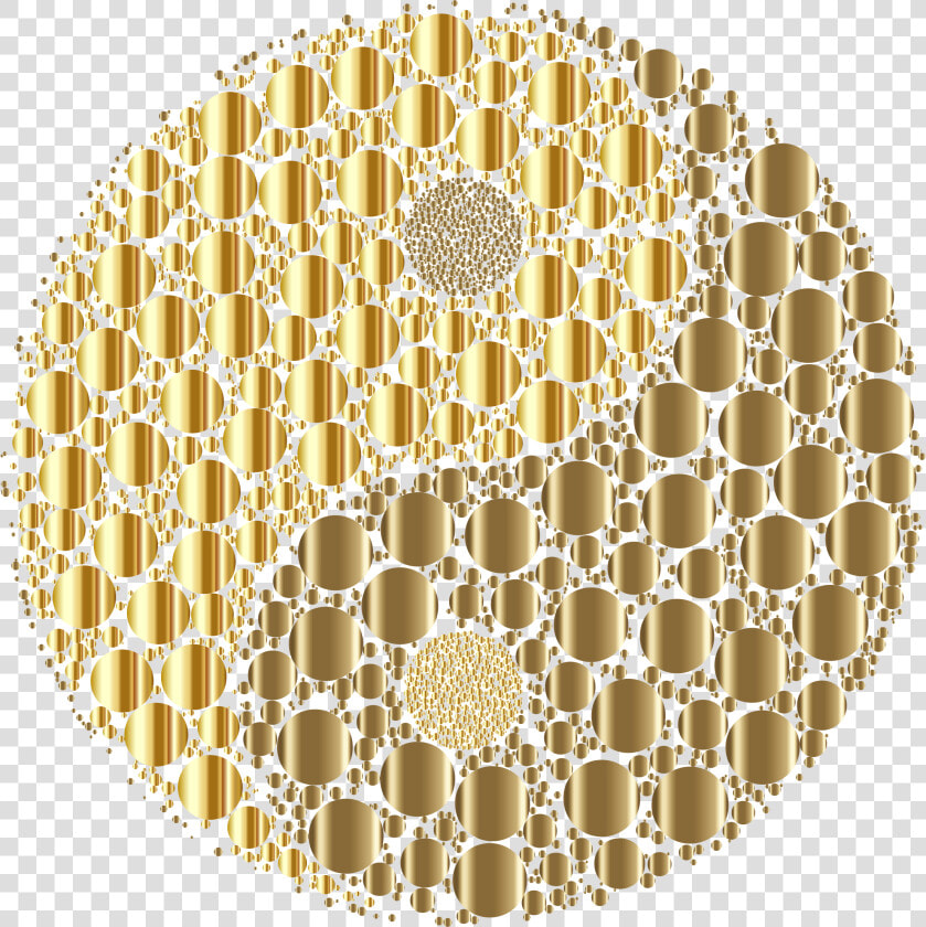 Golden Circles Yin Yang No Background Clip Arts   Circle  HD Png DownloadTransparent PNG