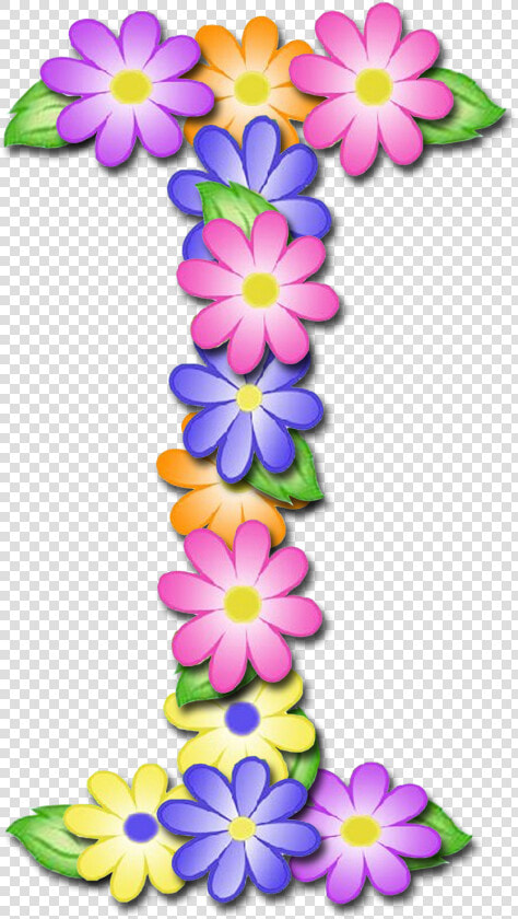 Letras I Con Flores  HD Png DownloadTransparent PNG