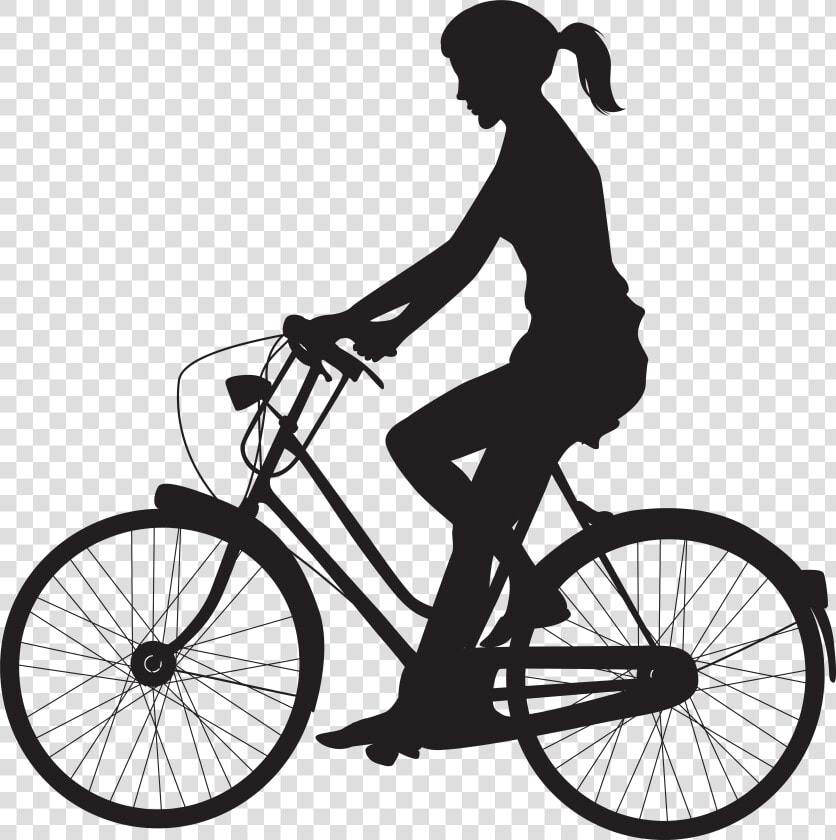 Cyclist Silhouette At Getdrawings  HD Png DownloadTransparent PNG