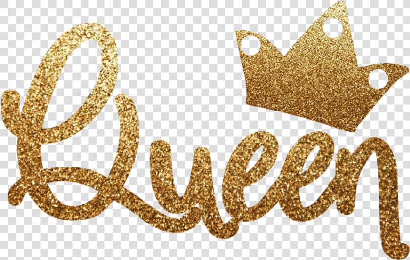 Queen Imthequeen Gold Glitter Goldglitter Crown Goldcro   Gold Glitter Crown Clipart  HD Png DownloadTransparent PNG