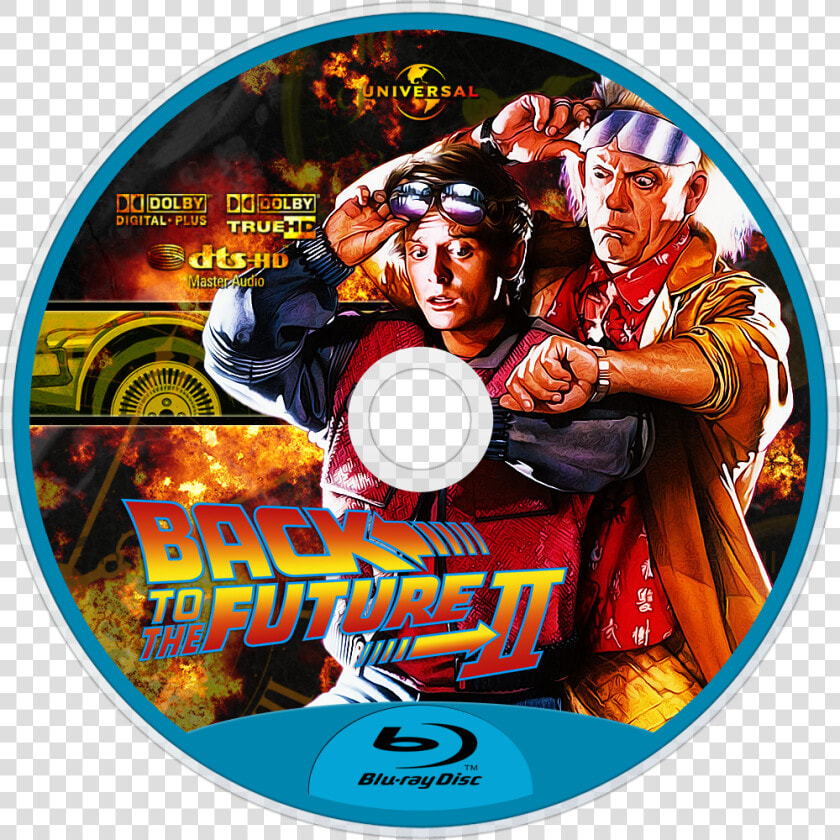 Back To The Future Part Ii Bluray Disc Image   Back To The Future Disc  HD Png DownloadTransparent PNG