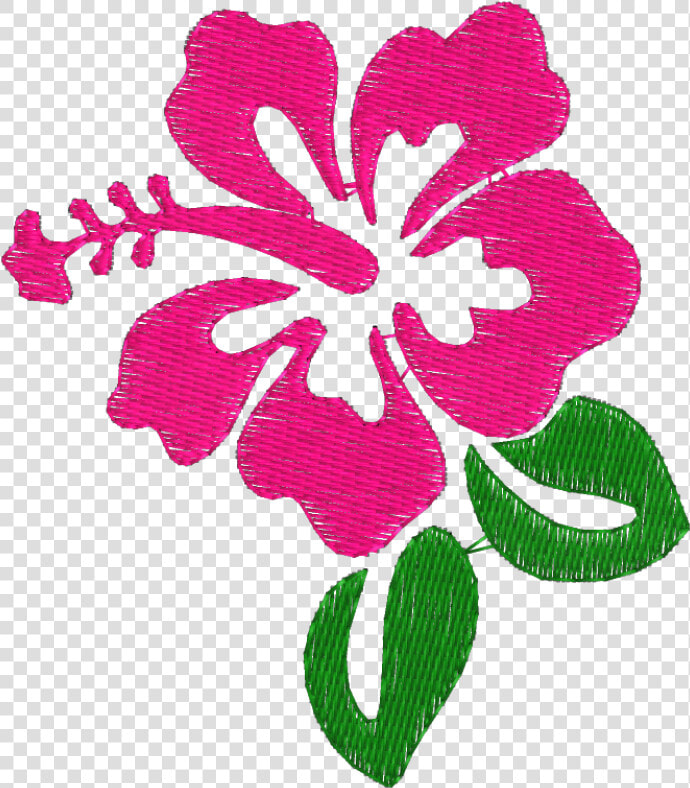 Clip Art Flor De Hibisco   Transparent Background Hawaiian Flower Clipart  HD Png DownloadTransparent PNG